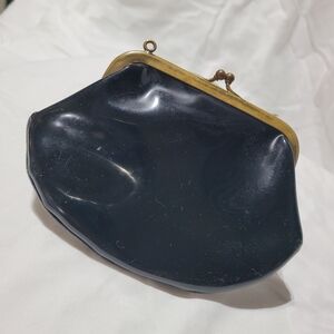 Vintage Black Clasp Purse